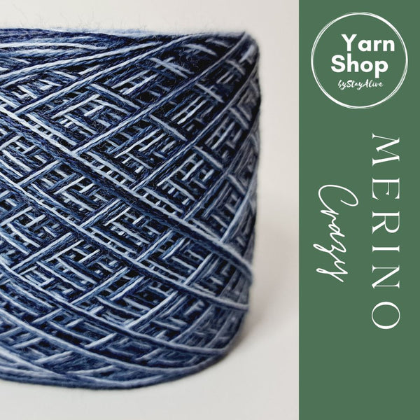 MC 4+29+67 3PLY Crazy Yarn Cake Pure Merino Extrafine Superwash