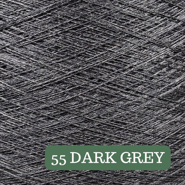 Pure Merino Solid Yarn Cake Dark Grey