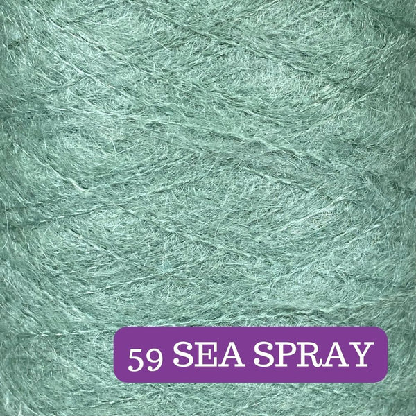 GMM027 GlaMoh Melange Yarn Cake Merino Mohair Lurex 4+59+32