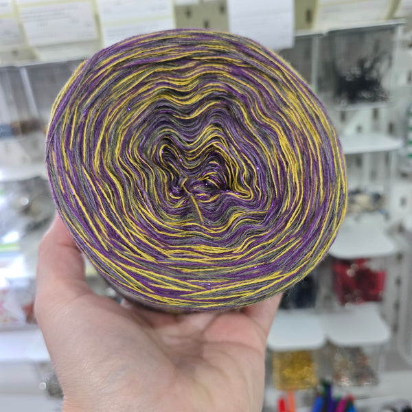 WDL004 4PLYCrazy DeLux Yarn Cake Woolcot Extrafine 15+16+17+18+34