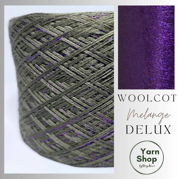 WDL 18+34 Melange DeLux Yarn Cake Woolcot Extrafine