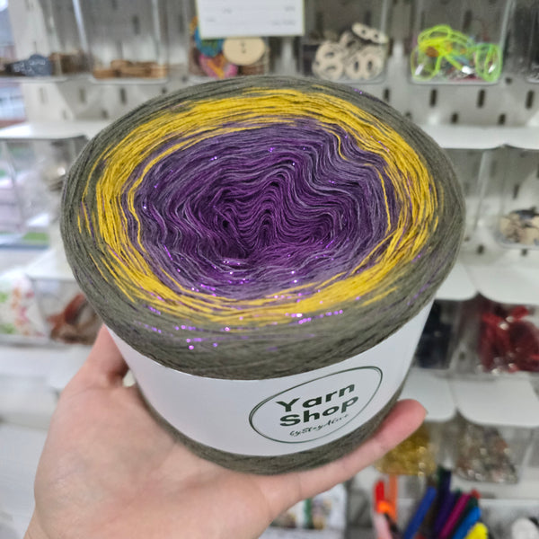 Gradient WODL003 Ombre DeLux Yarn Cake Woolcot Extrafine 16-15-17-18+34