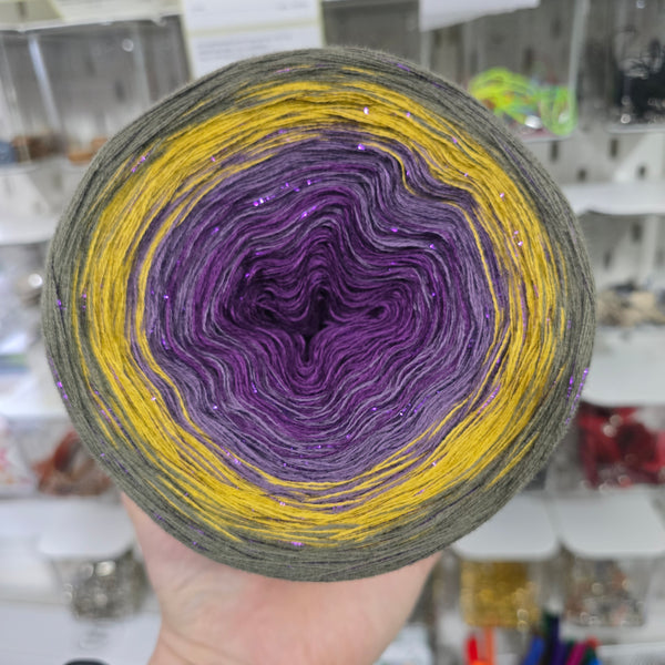 Gradient WODL003 Ombre DeLux Yarn Cake Woolcot Extrafine 16-15-17-18+34