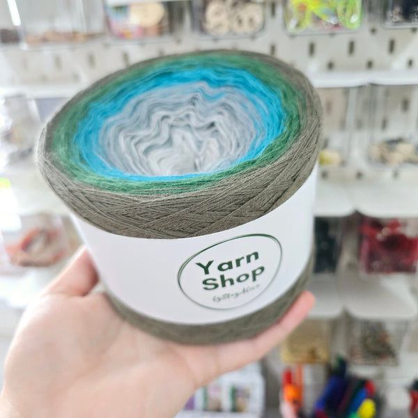 Gradient WO006 Ombre Yarn Cake Woolcot Extrafine 12-5-6-22-18