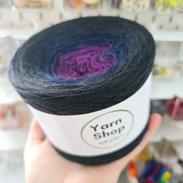 Gradient WO005 Ombre Yarn Cake Woolcot Extrafine 16-20-7-14-21
