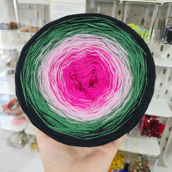 Gradient WO009 Ombre Yarn Cake Woolcot Extrafine 24-23-22-21