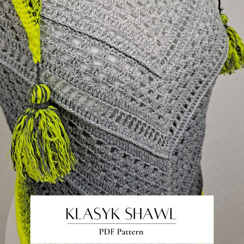 Crochet Pattern Klasyk Shawl