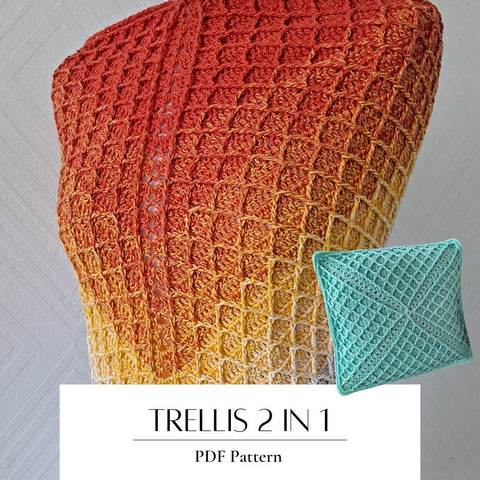 Crochet Pattern Trellis 2in1