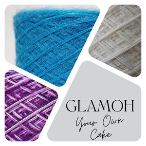 Design Your Own Merino, Mohair and Lurex Cake