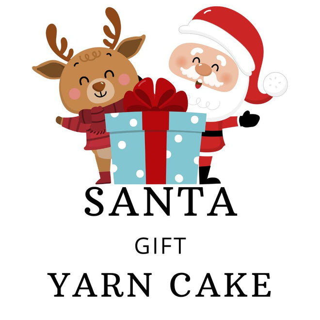 SANTA GIFT YARN CAKES