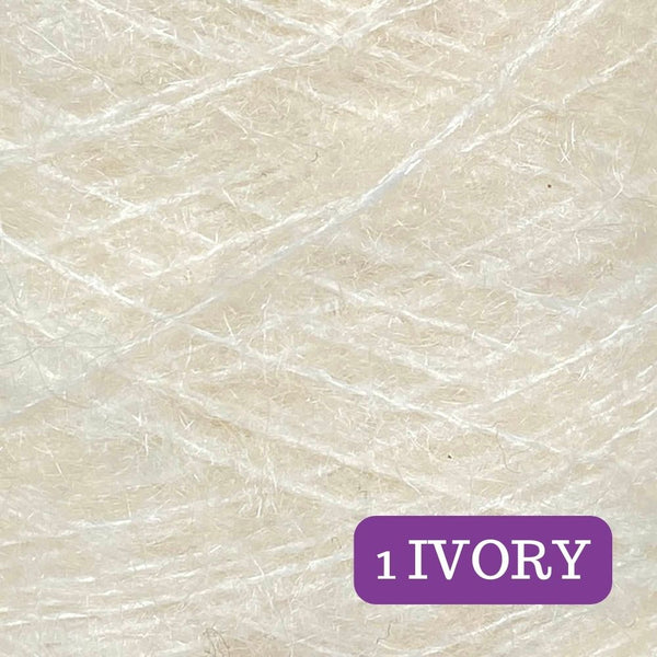 Mohair IVORY Lace Yarn