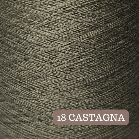 Woolcot Solid Yarn Cake Castagna