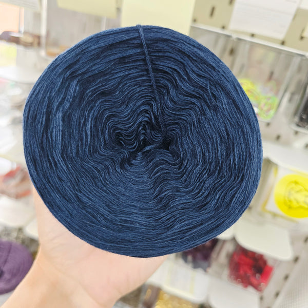 Woolcot Solid Yarn Cake Blue