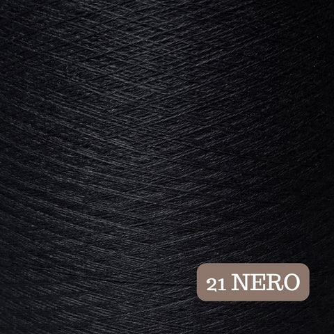 Woolcot Solid Yarn Cake Nero