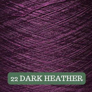 Pure Merino Solid Yarn Cake DARK HEATHER