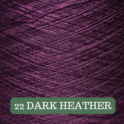 Pure Merino Solid Yarn Cake DARK HEATHER