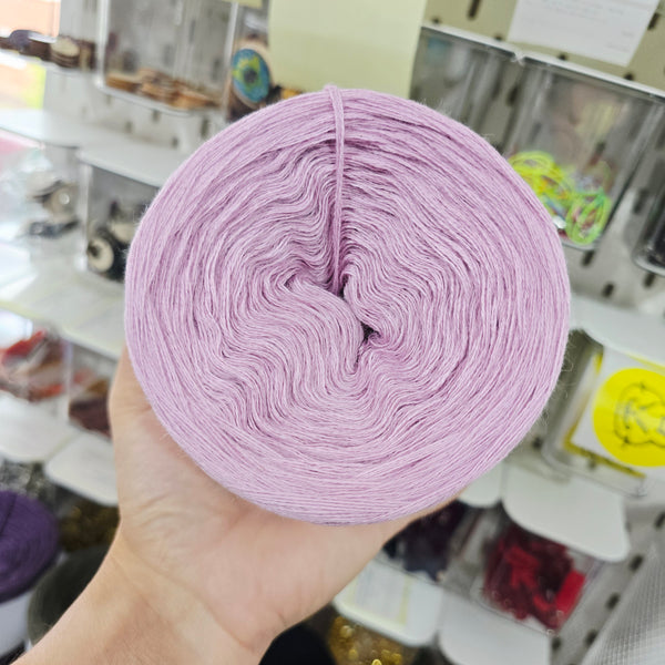 Woolcot Solid Yarn Cake Rose Grey