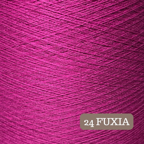 Woolcot Solid Yarn Cake Fuxia