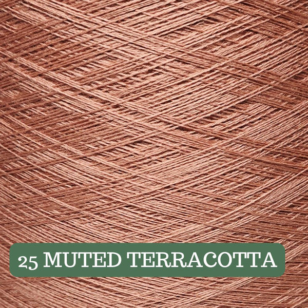Pure Merino Solid Yarn Cake MUTED TERRACOTTA