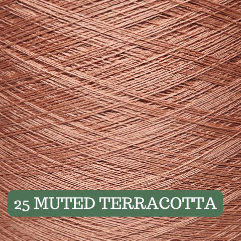 Pure Merino Solid Yarn Cake MUTED TERRACOTTA