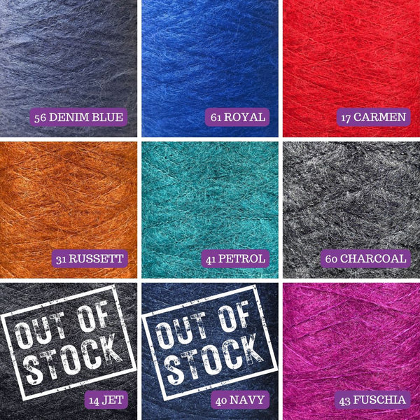 YOC GlaMoh Melange Yarn Cake