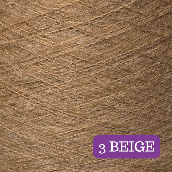 Mohair BEIGE Lace Yarn