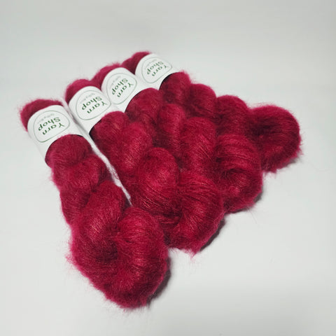 Mohair CLARET Lace Yarn