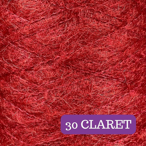 Mohair CLARET Lace Yarn
