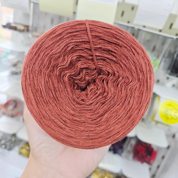 Woolcot Solid Yarn Cake Coffee
