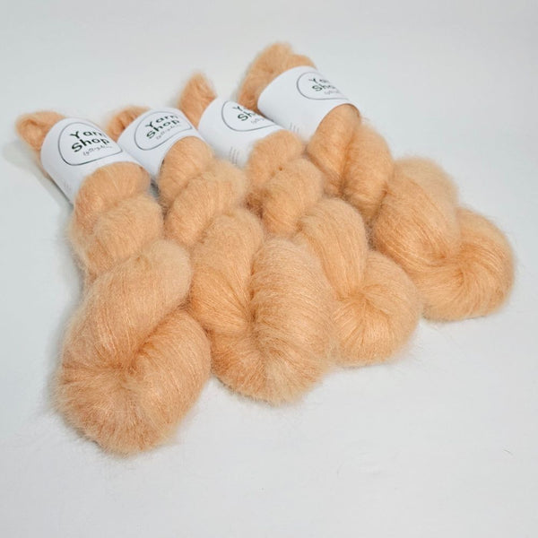 Mohair DARK PEACH Lace Yarn