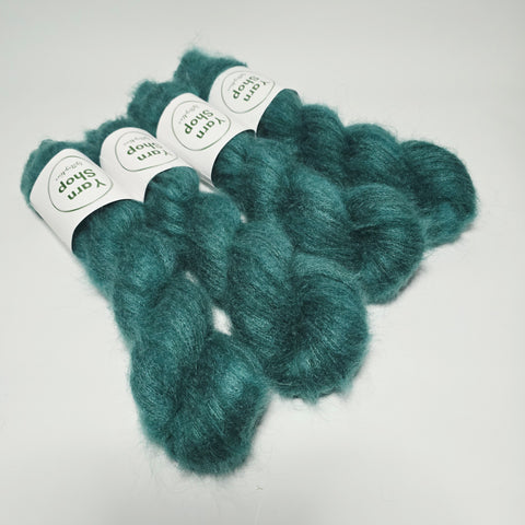 Mohair PETROL Lace Yarn