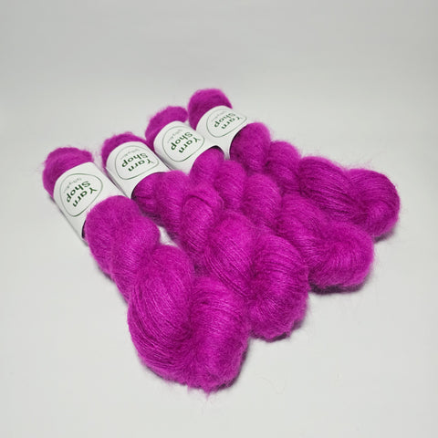 Mohair FUSCHIA Lace Yarn