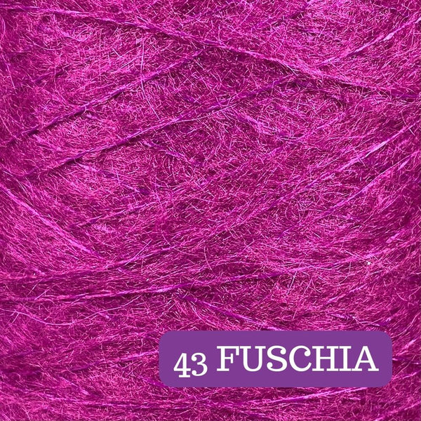 Mohair FUSCHIA Lace Yarn