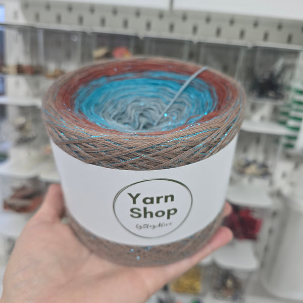 Gradient WODL001 Ombre DeLux Yarn Cake Woolcot Extrafine