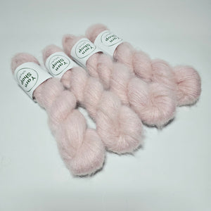 Mohair DUSTY PINK Lace Yarn