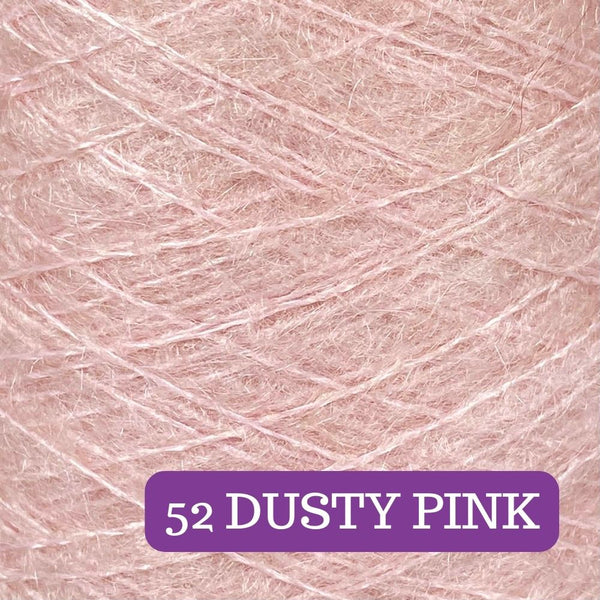 Mohair DUSTY PINK Lace Yarn