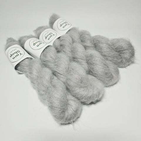 Mohair SILVER Lace Yarn