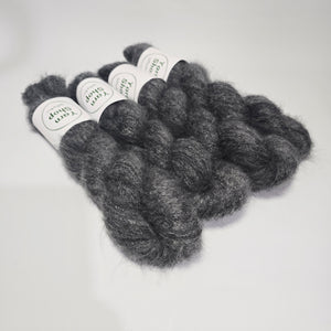 Mohair CHARCOAL Lace Yarn