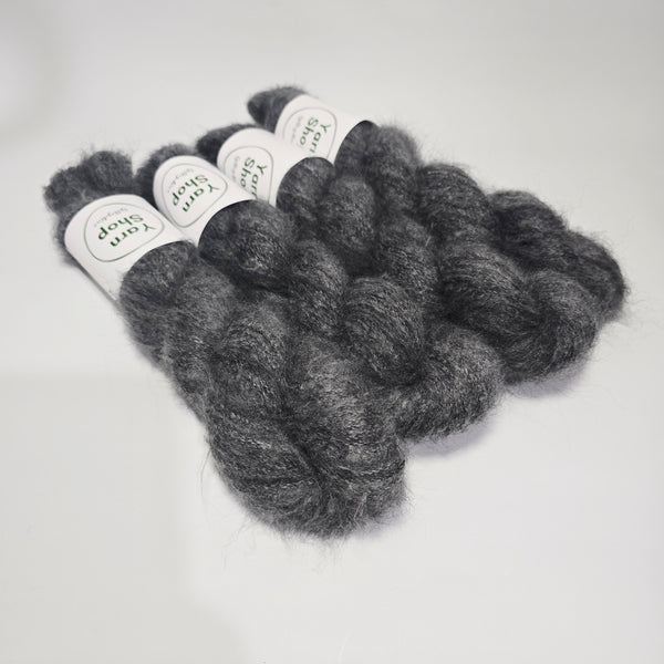 Mohair CHARCOAL Lace Yarn