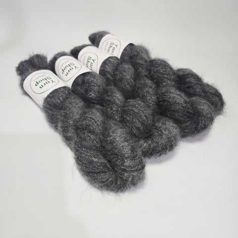 Mohair CHARCOAL Lace Yarn