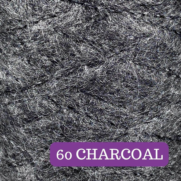 Mohair CHARCOAL Lace Yarn