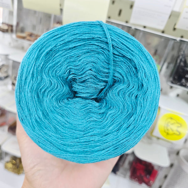 Woolcot Solid Yarn Cake Emerald