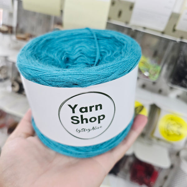Woolcot Solid Yarn Cake Emerald
