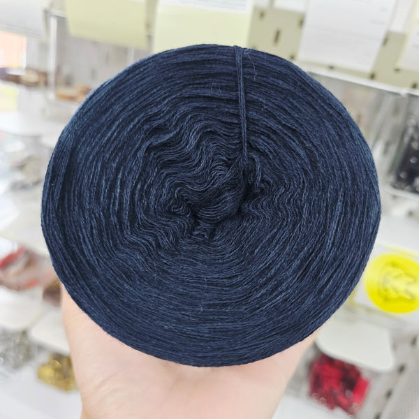Woolcot Solid Yarn Cake Navy