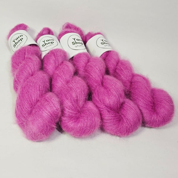 Mohair MAGENTA Lace Yarn