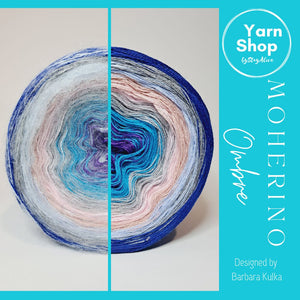 Extrafine Superwash Moherino Ombre Yarn Cake 60-14-73-54-66-29-3-39+23