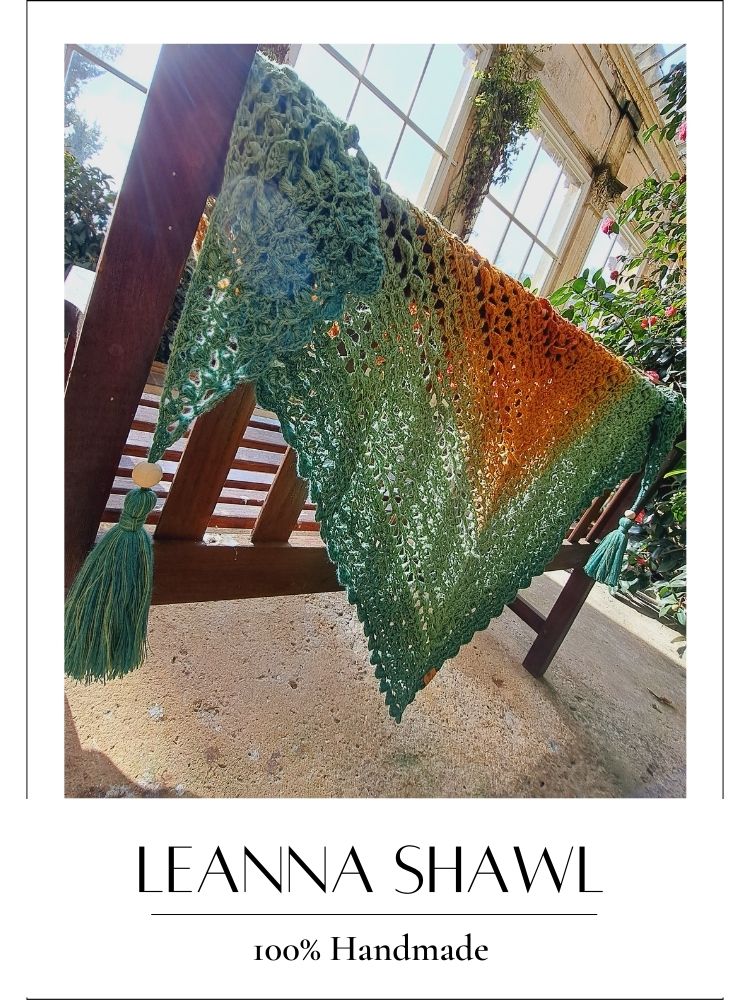 Handmade Scarf – Leanna Shawl, Crochet