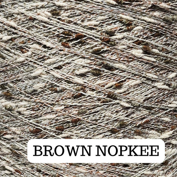 BROWN Nopkee Solid Yarn Thread
