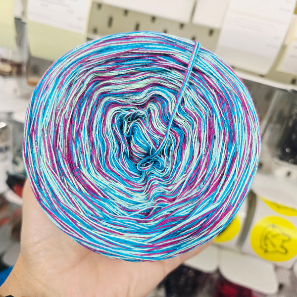 CCDL004 Crazy DeLux 4PLY Yarn Cake Pure Cotton Extrafine 3+10+66+85+24