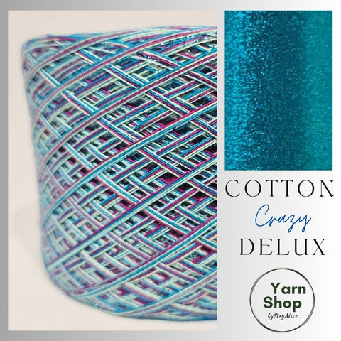 CCDL004 Crazy DeLux 4PLY Yarn Cake Pure Cotton Extrafine 3+10+66+85+24